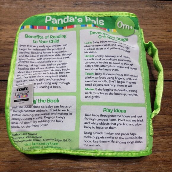 Set of 3 Lamaze Infant Toys: Moose, Dragon & Soft Book - Picture 7 of 7